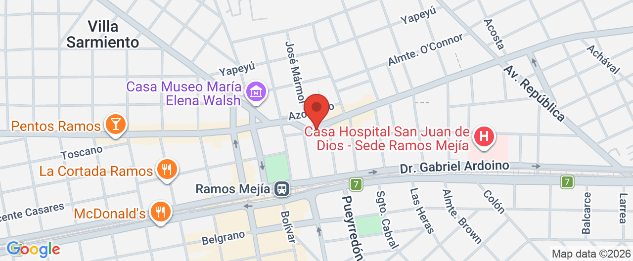 Mapa de la ubicación