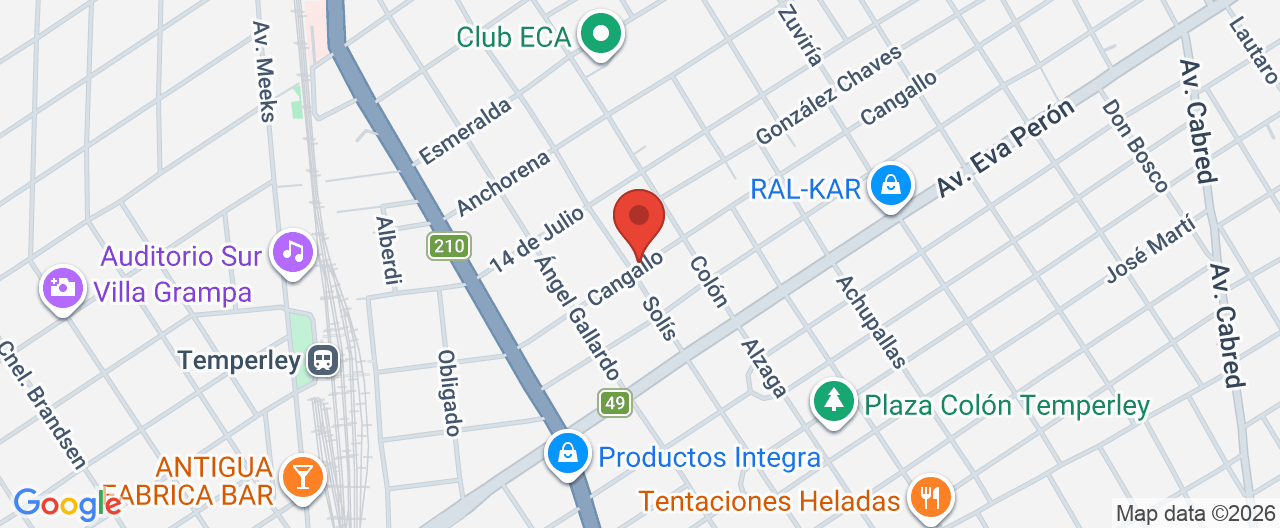 Mapa de la ubicación