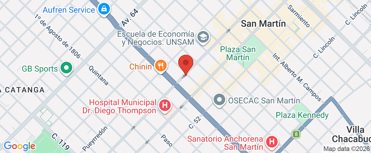 Mapa de la ubicación