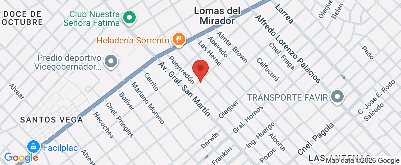 Mapa de la ubicación