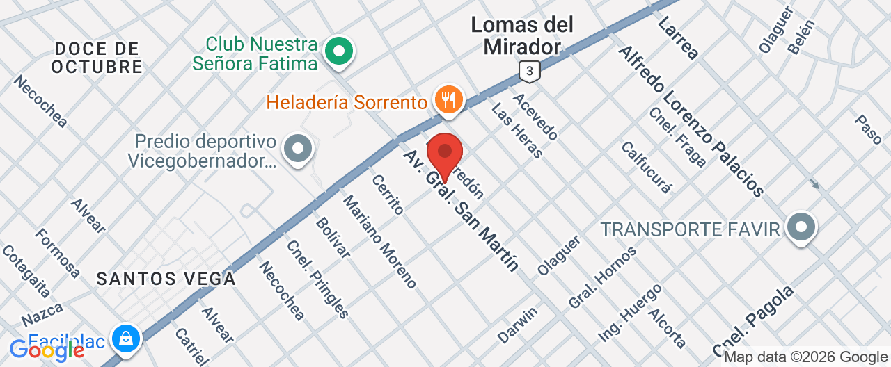 Mapa de la ubicación