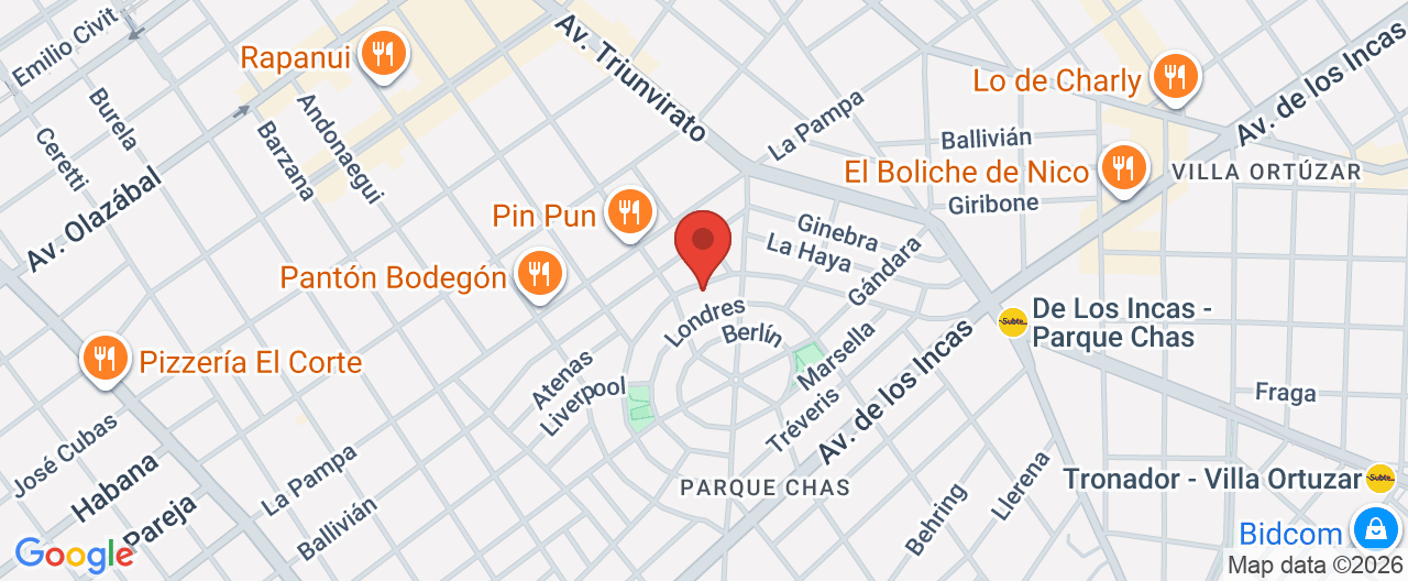 Mapa de la ubicación