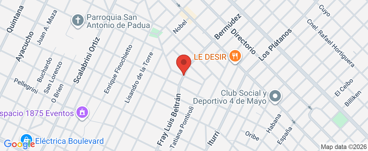 Mapa de la ubicación