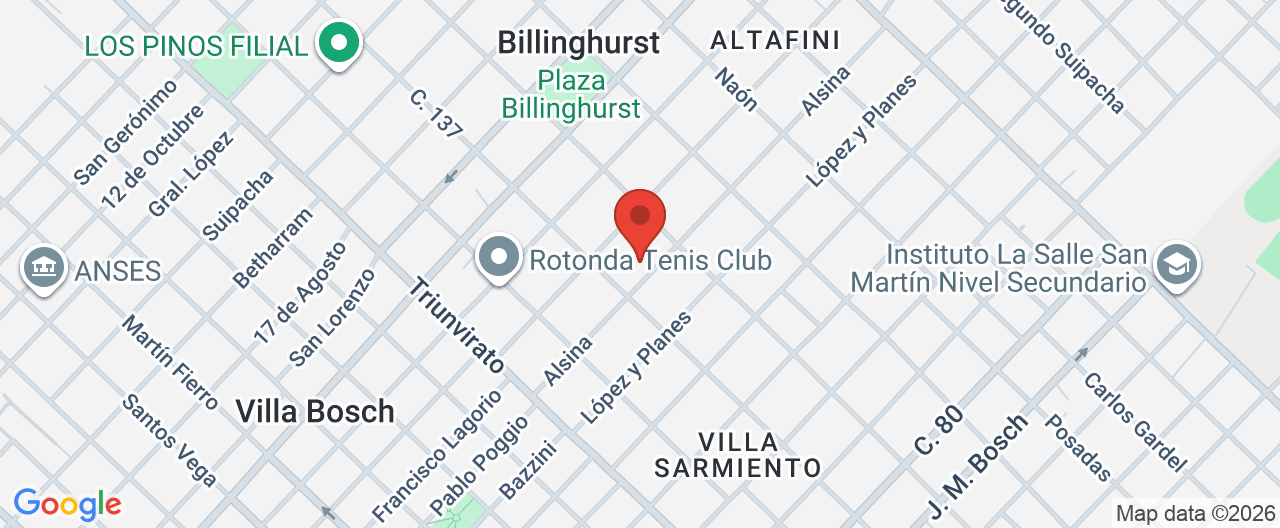 Mapa de la ubicación