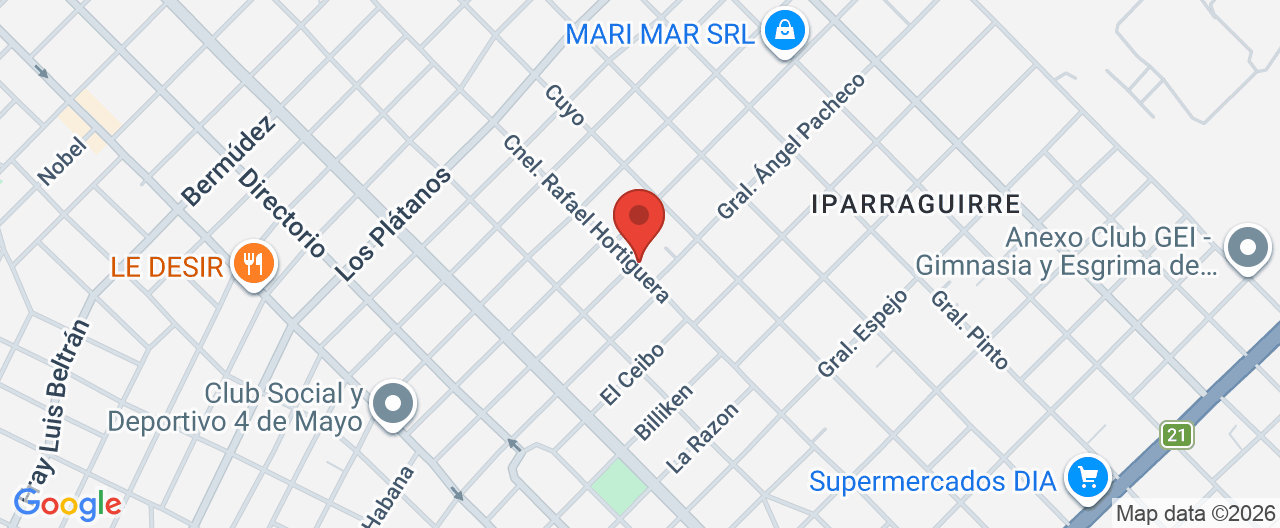 Mapa de la ubicación
