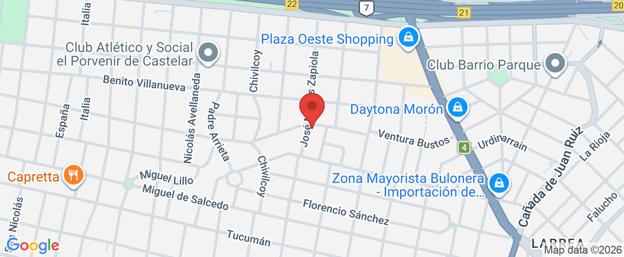 Mapa de la ubicación