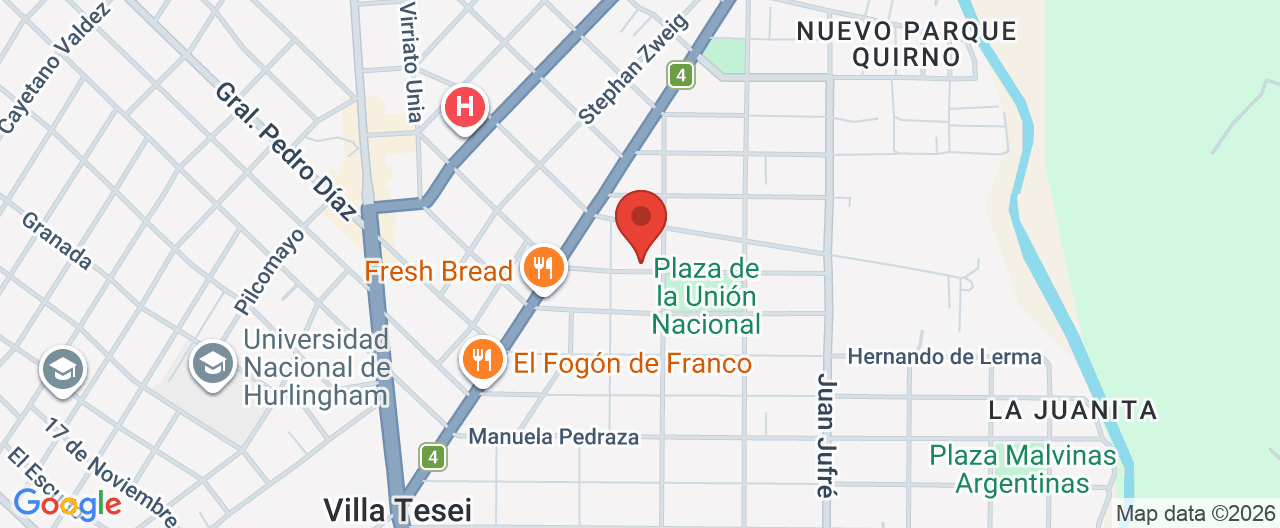 Mapa de la ubicación