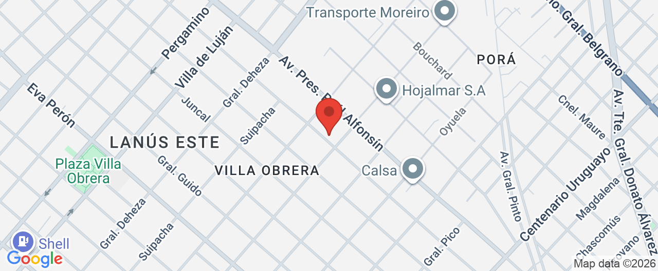 Mapa de la ubicación