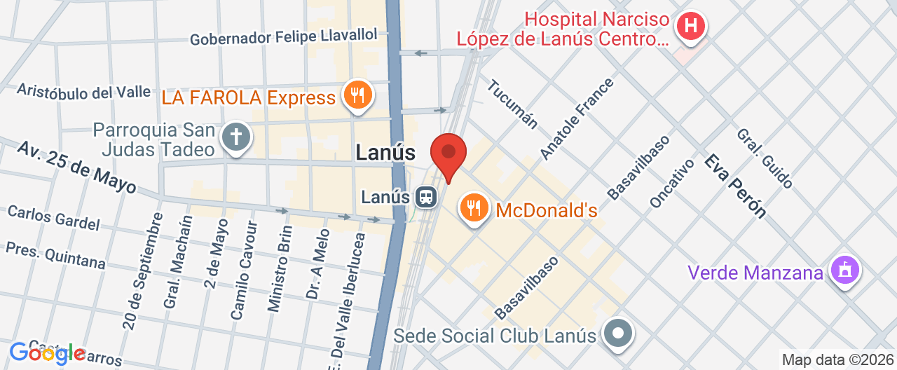 Mapa de la ubicación