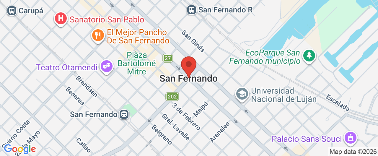 Mapa de la ubicación