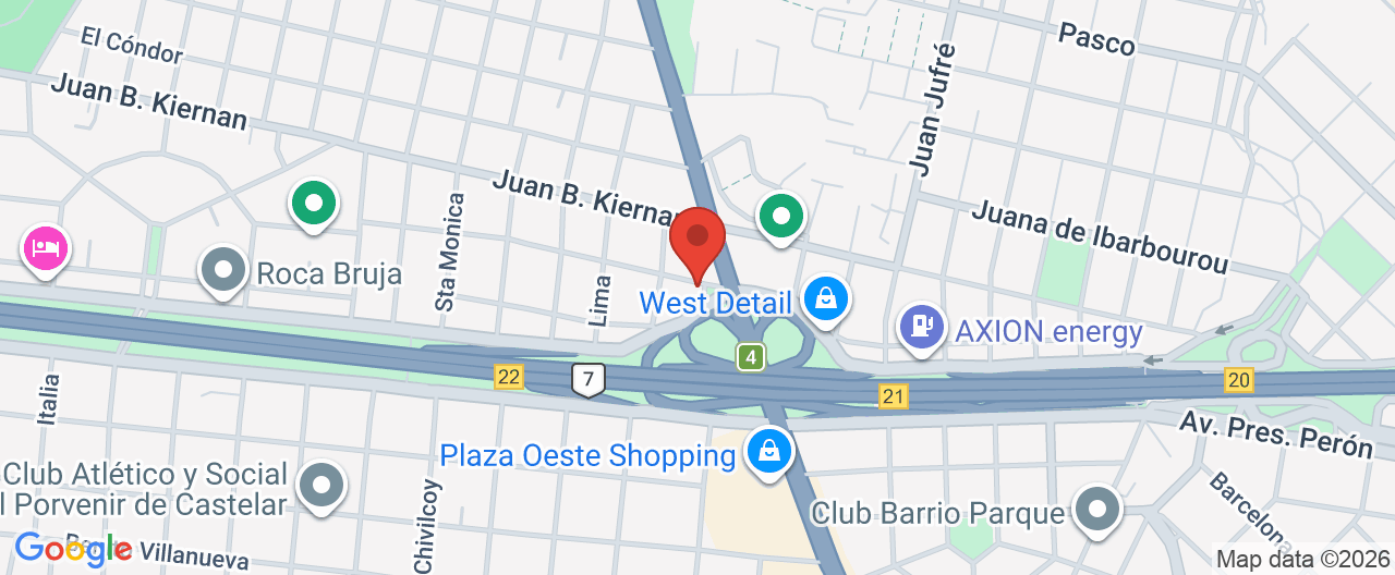 Mapa de la ubicación