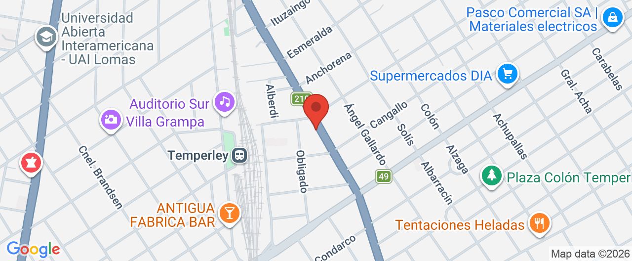 Mapa de la ubicación