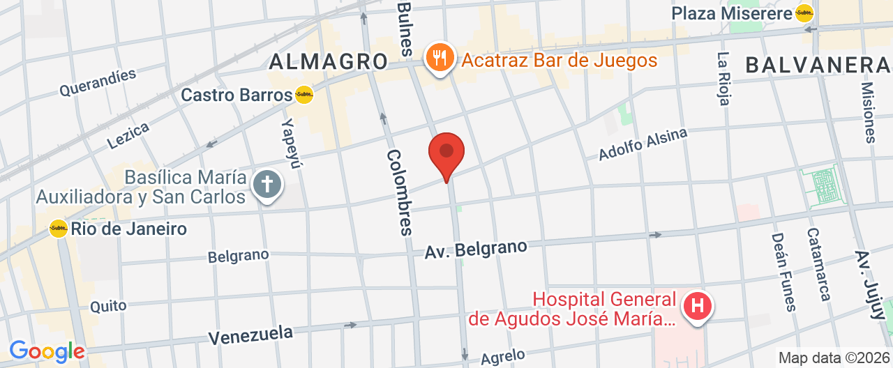 Mapa de la ubicación