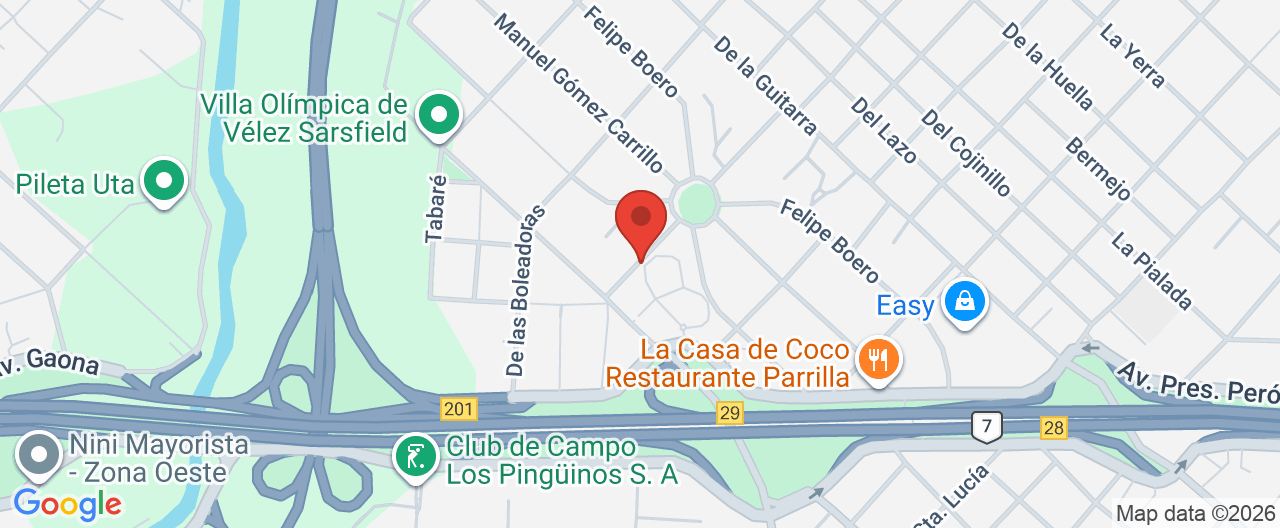 Mapa de la ubicación