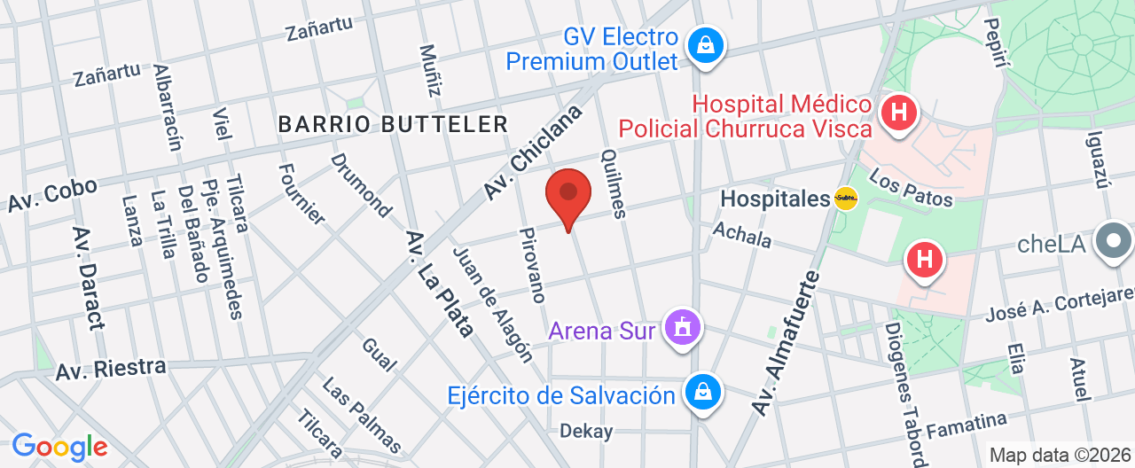 Mapa de la ubicación