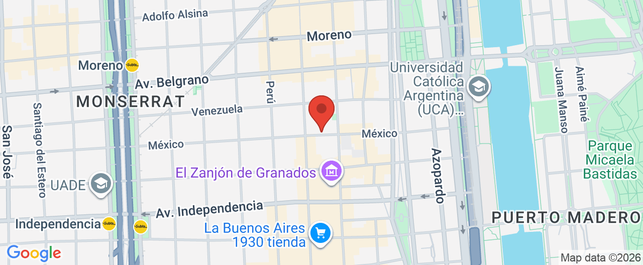 Mapa de la ubicación