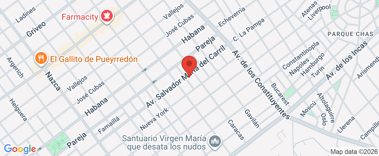 Mapa de la ubicación