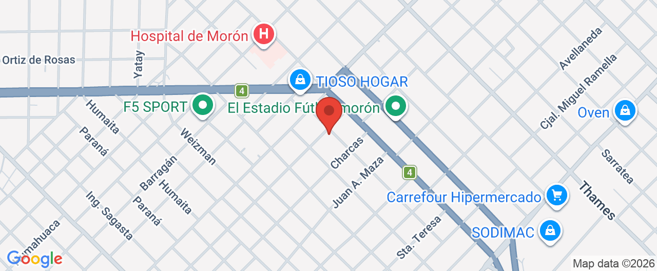 Mapa de la ubicación