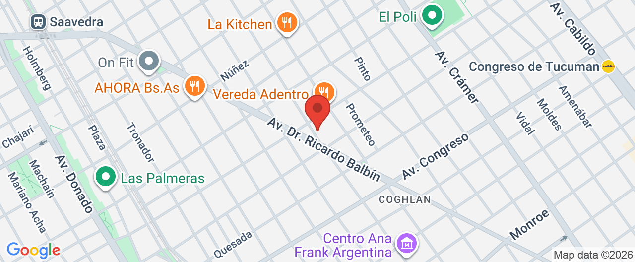 Mapa de la ubicación