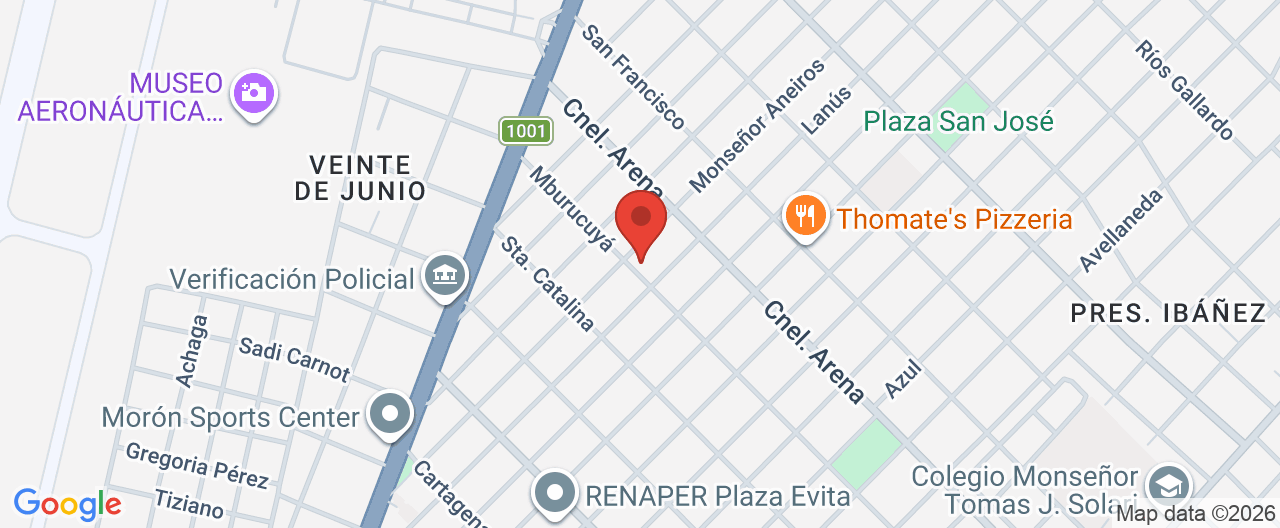 Mapa de la ubicación