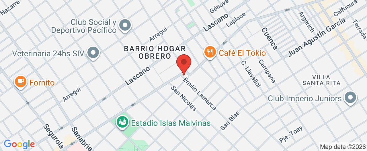 Mapa de la ubicación