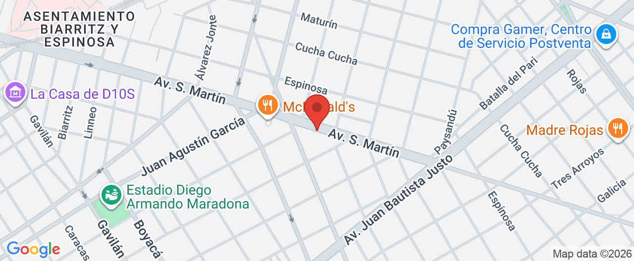 Mapa de la ubicación