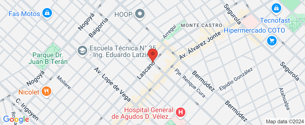 Mapa de la ubicación