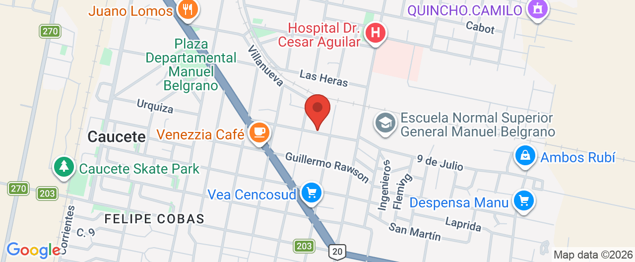 Mapa de la ubicación