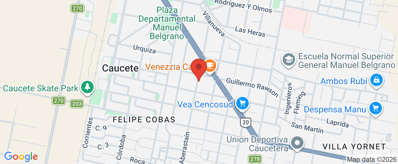 Mapa de la ubicación