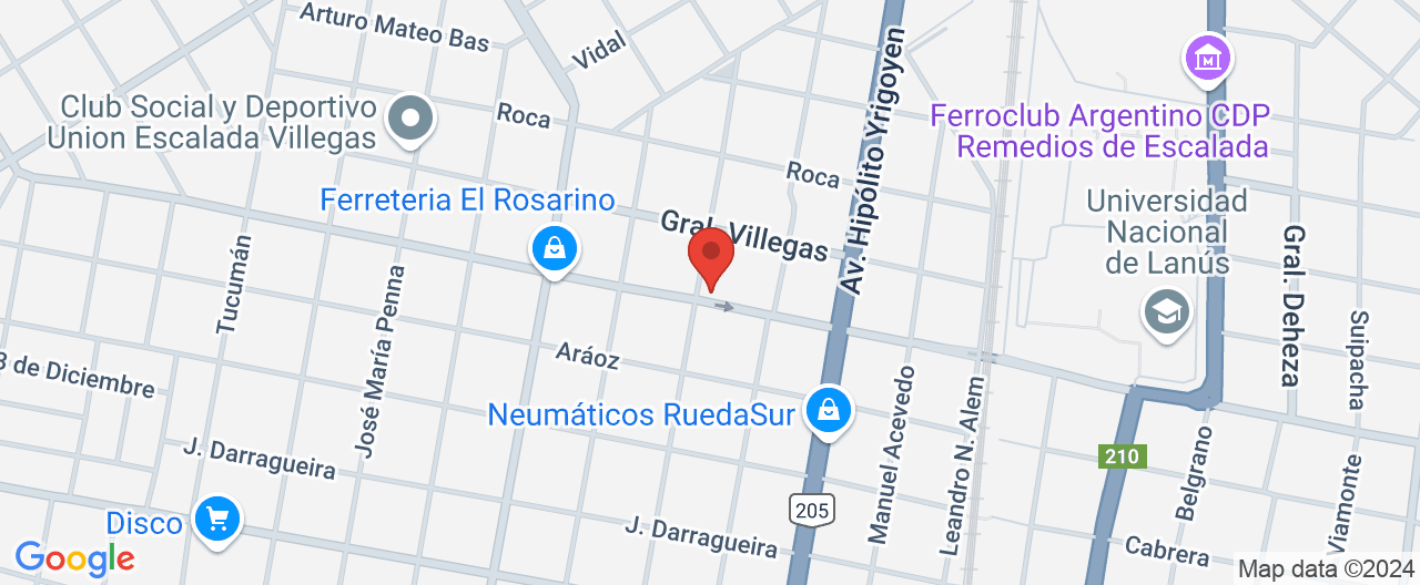 Mapa de la ubicación