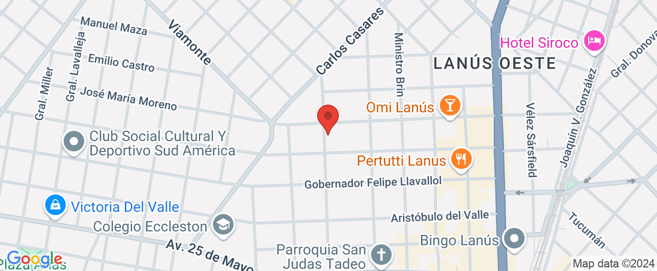 Mapa de la ubicación