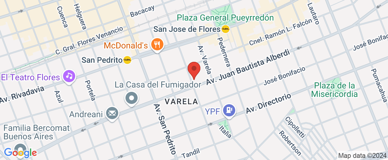 Mapa de la ubicación