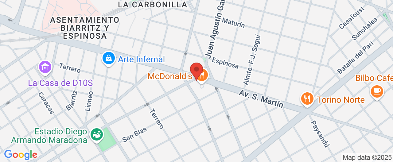 Mapa de la ubicación