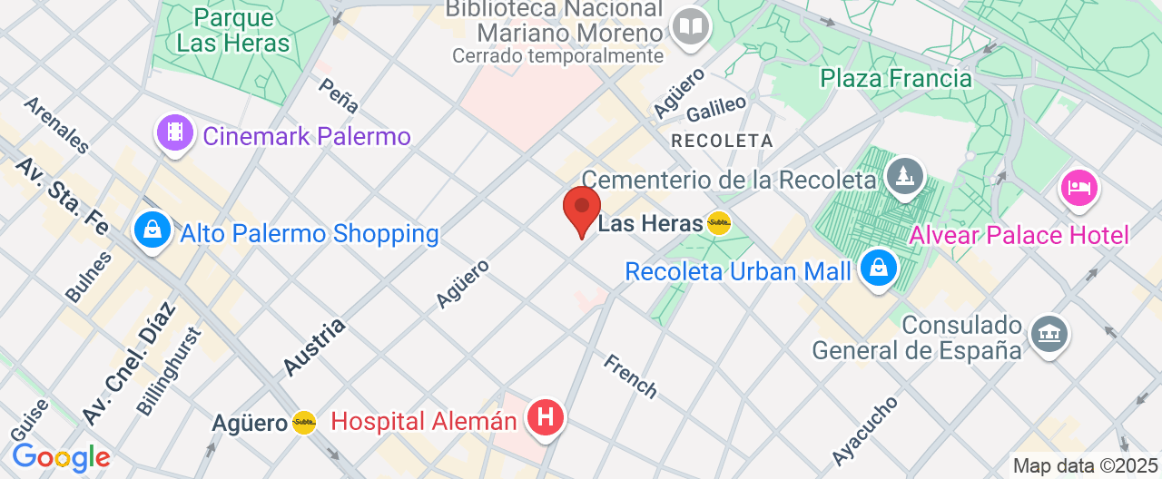 Mapa de la ubicación