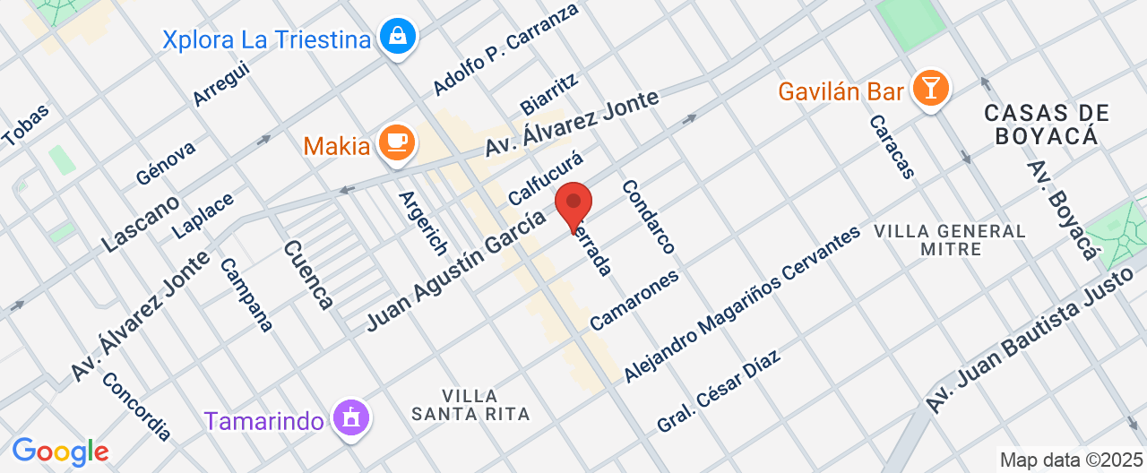 Mapa de la ubicación