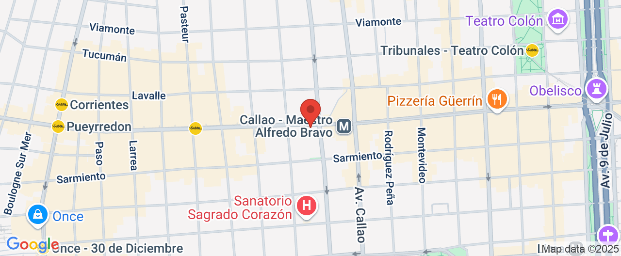 Mapa de la ubicación