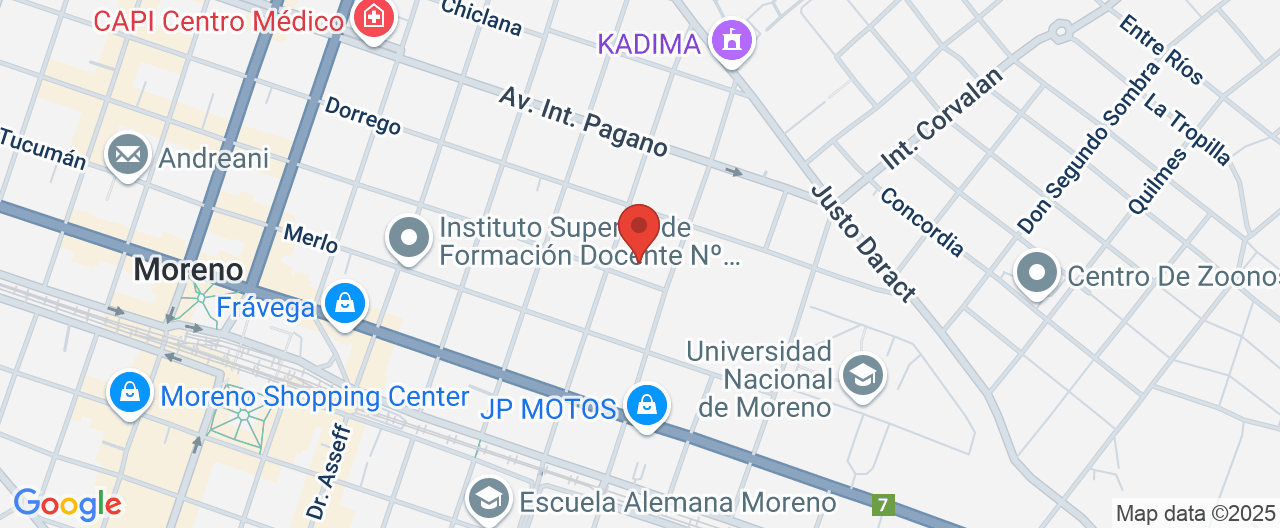 Mapa de la ubicación
