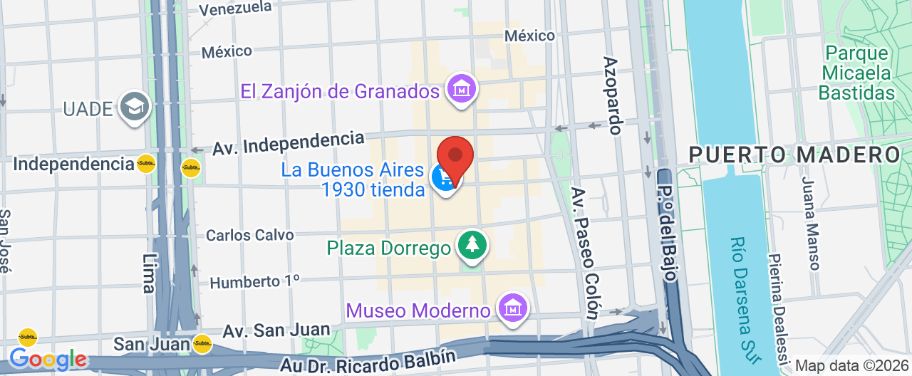 Mapa de la ubicación