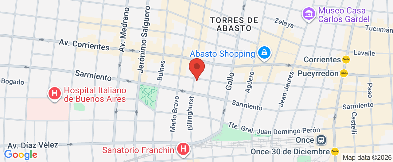 Mapa de la ubicación