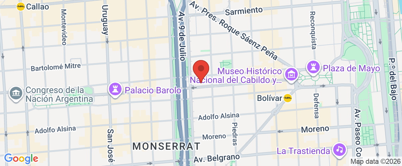 Mapa de la ubicación