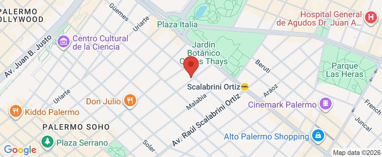 Mapa de la ubicación
