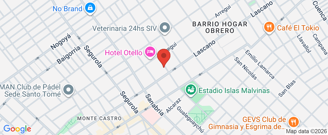 Mapa de la ubicación