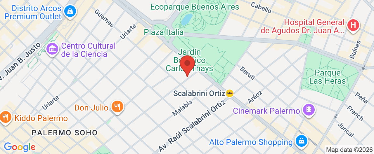 Mapa de la ubicación