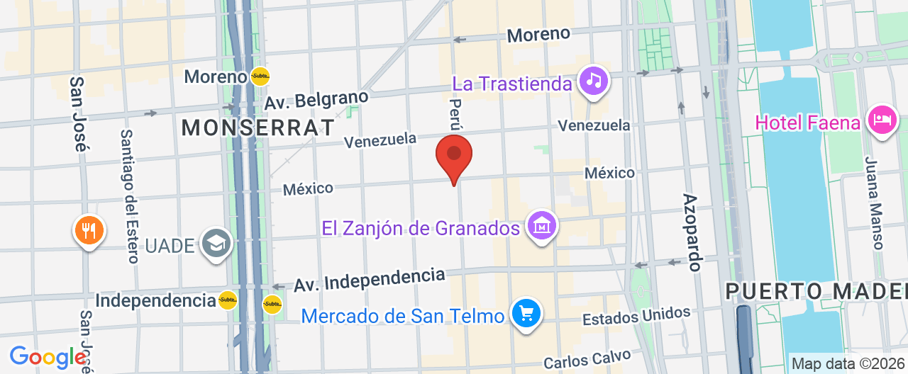 Mapa de la ubicación