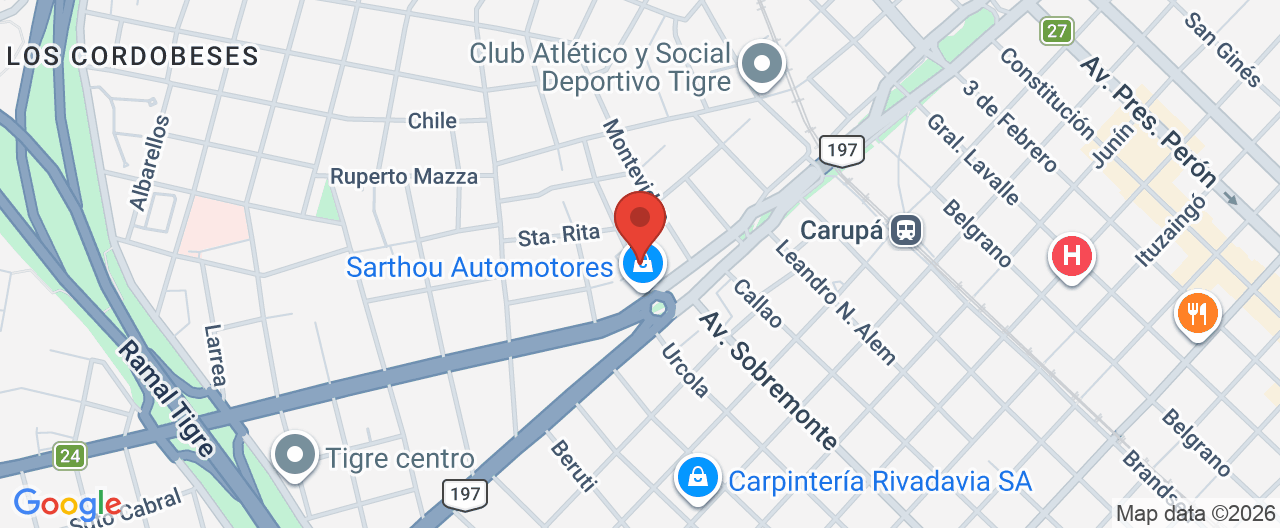 Mapa de la ubicación