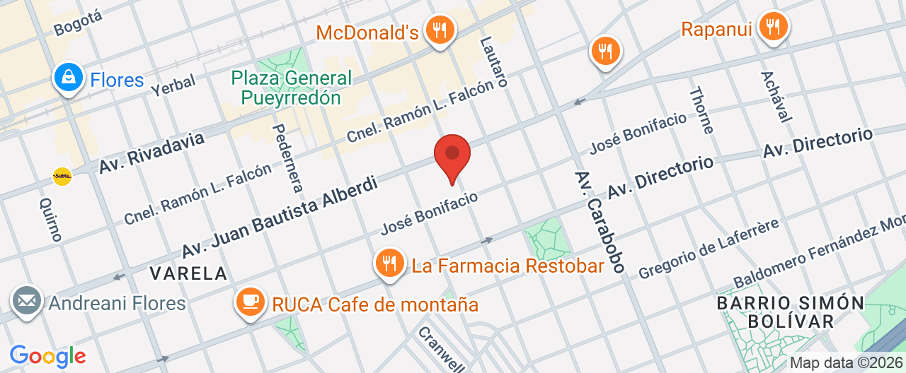 Mapa de la ubicación