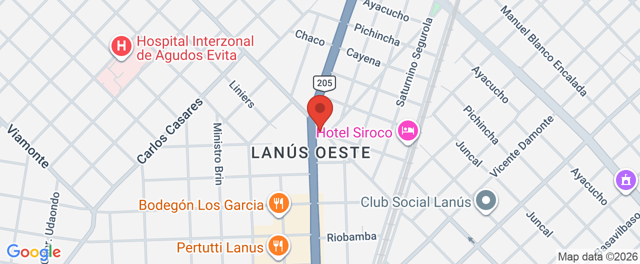 Mapa de la ubicación