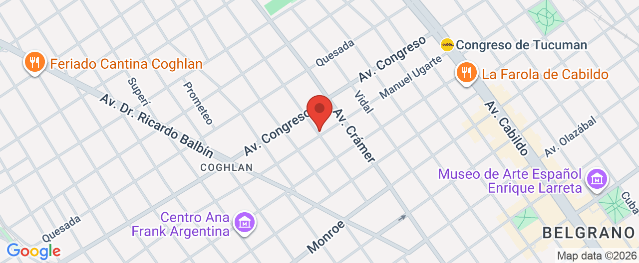 Mapa de la ubicación