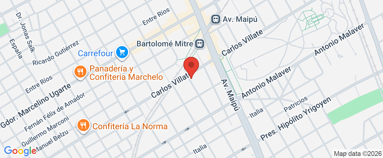 Mapa de la ubicación