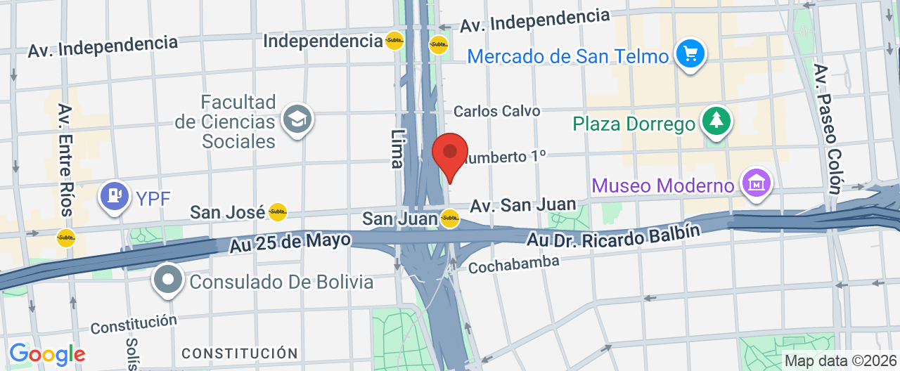 Mapa de la ubicación